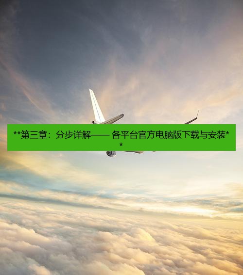 飞机下载 **第三章：分步详解—— 各平台官方电脑版下载与安装**